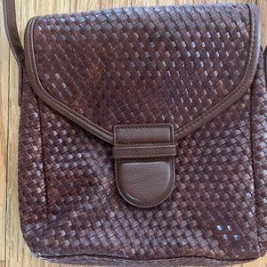Woven crossbody bag